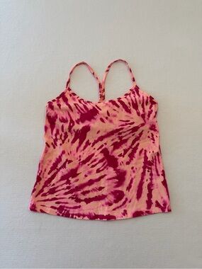 Jenni Intimates Pink Tie-Dye Racerback Camisole Small New Without Tags